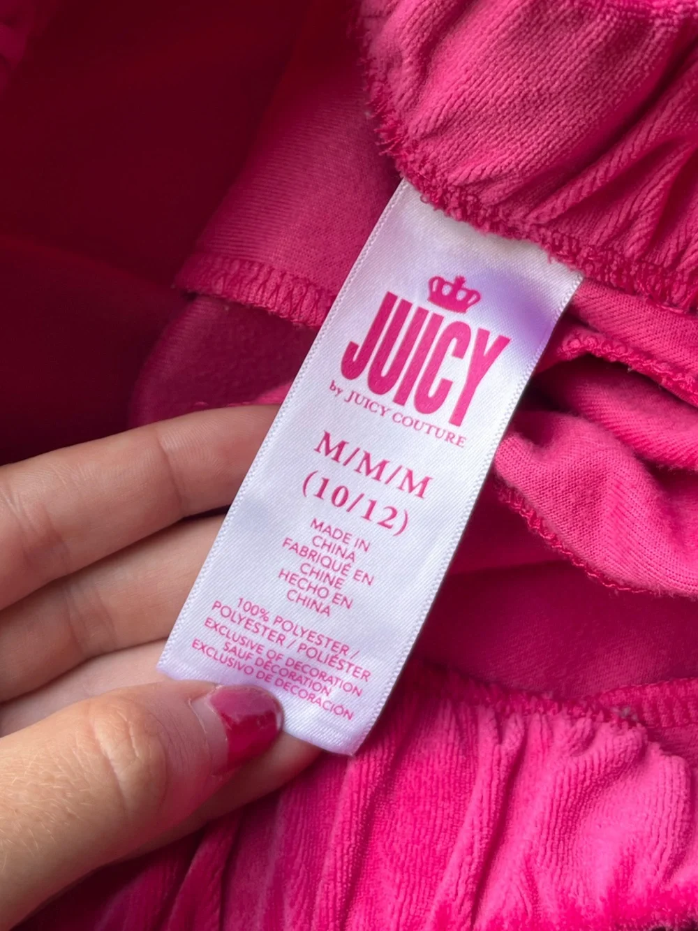 Juicy Couture Velvet Jogger Pants